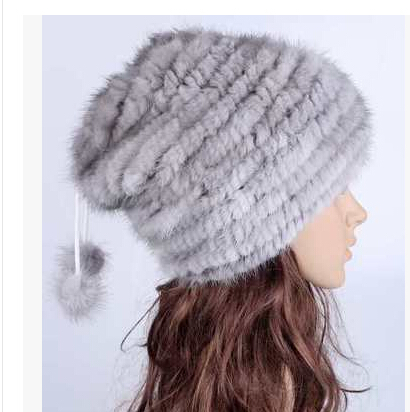 ũ ũ    ĸ  ̵ ܿ  ̾ ĸ Į  ī/Mink Mink Fur Leather Hat Cap Hat Lady winter leisure ear cap collar and fur scarf